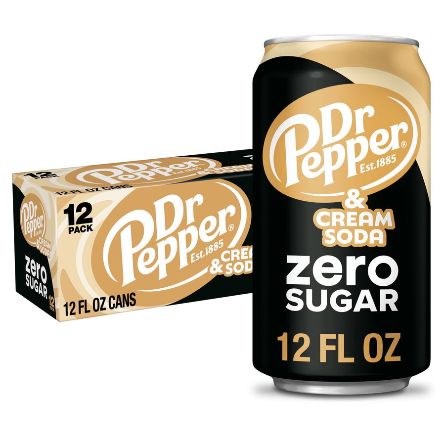 Dr Pepper & Cream Soda Zero Sugar - Simple Ready