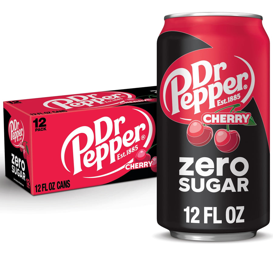 Dr Pepper Cherry Zero Sugar Soda - Clean Fit